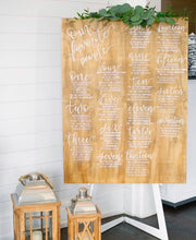 Load image into Gallery viewer, Wood Seating Chart
