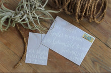 Load image into Gallery viewer, Calligraphy Envelopes