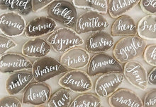 Load image into Gallery viewer, Agate Stone Place Cards
