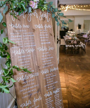 Load image into Gallery viewer, Wood Seating Chart