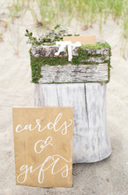 Load image into Gallery viewer, Cards and Gifts Sign Gold