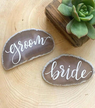 Load image into Gallery viewer, Agate Stone Place Cards