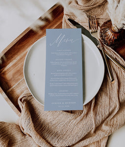 Menu Cards