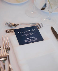 Menu Cards