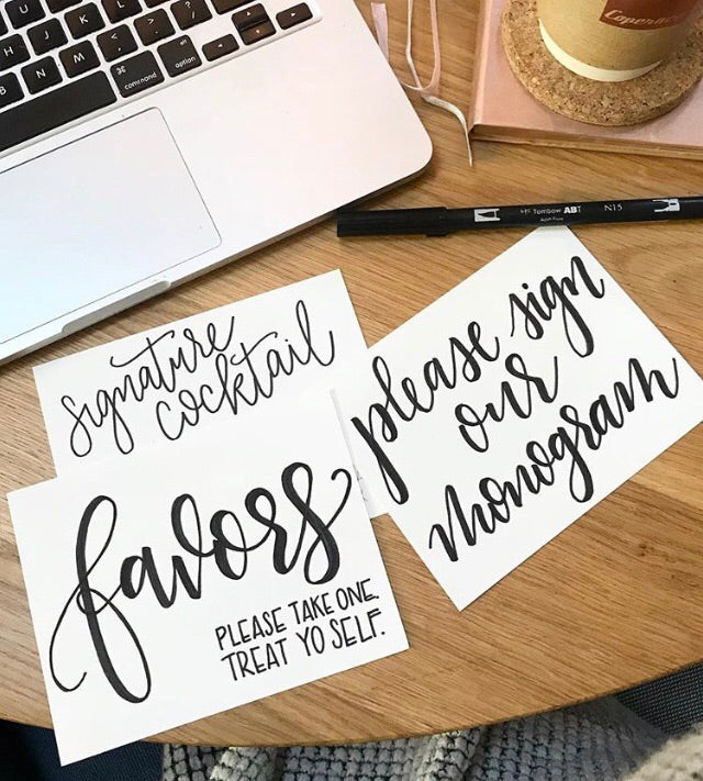 Custom Card Stock Signs – thelocallinenj