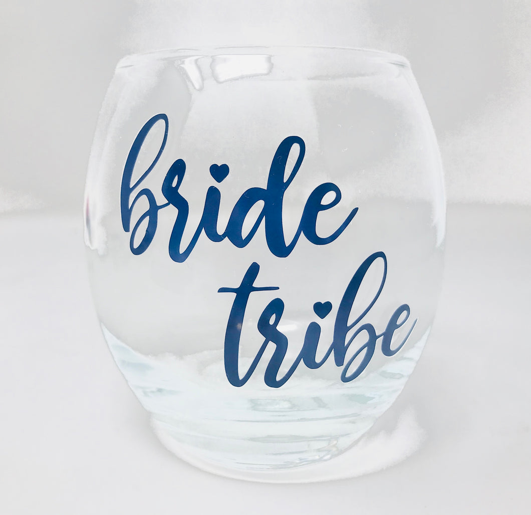Bride Tribe Wine Glass