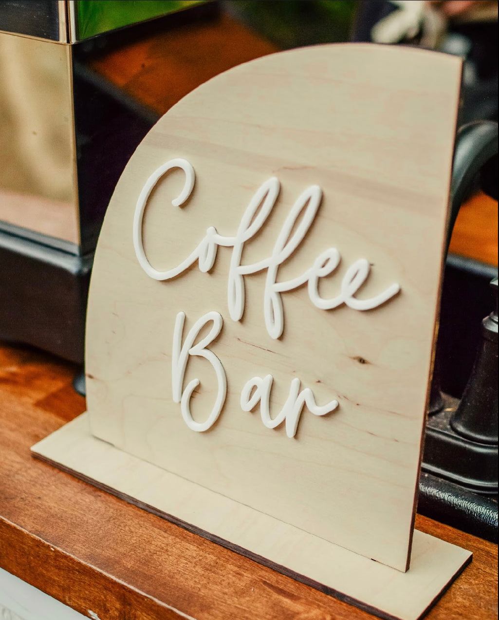 Coffee Bar Sign RENT